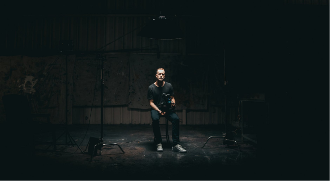 Man on Stage