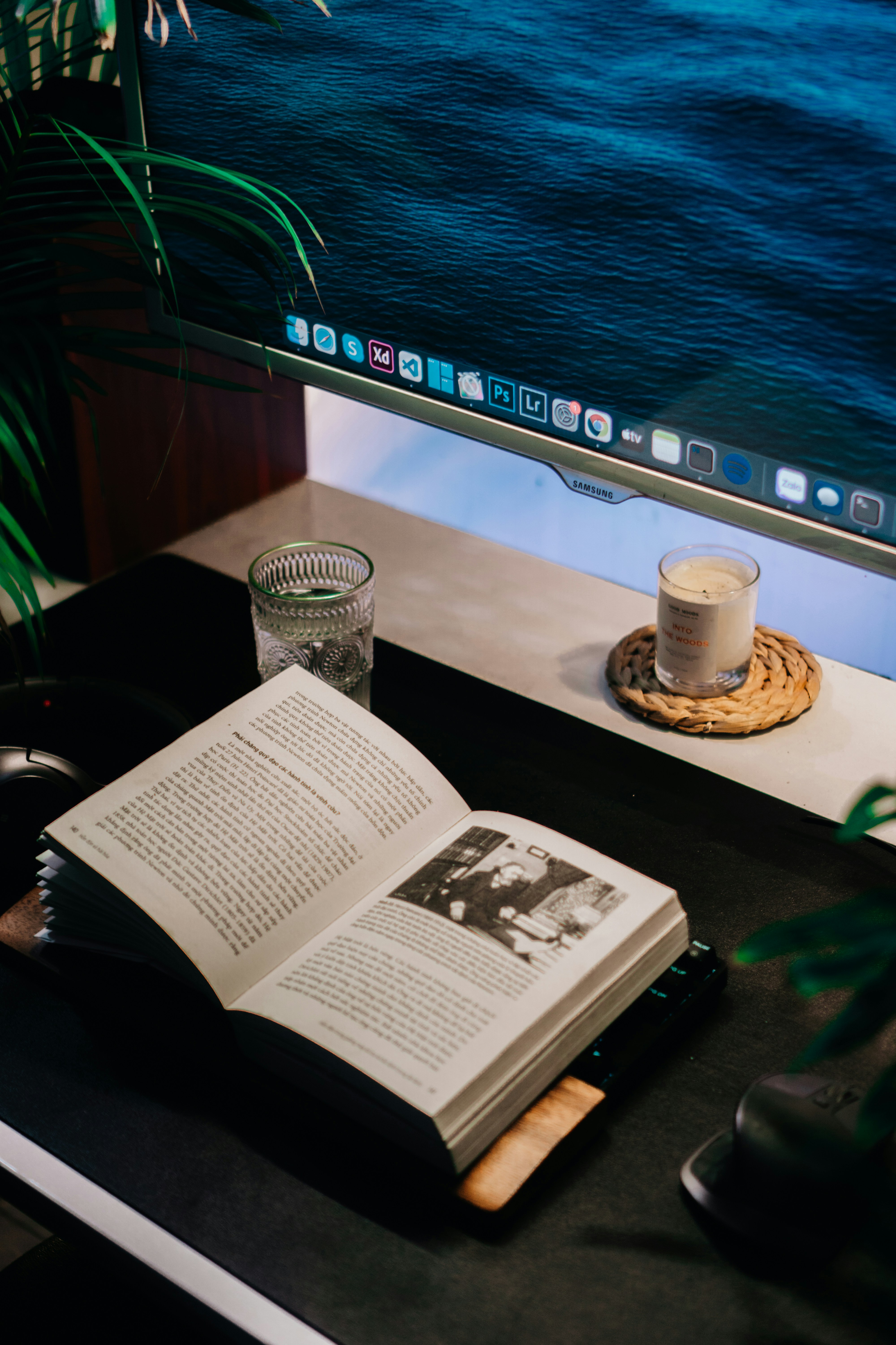 Bible, laptop, and coffee representing digital ministry work and online presence for churches and nonprofits.